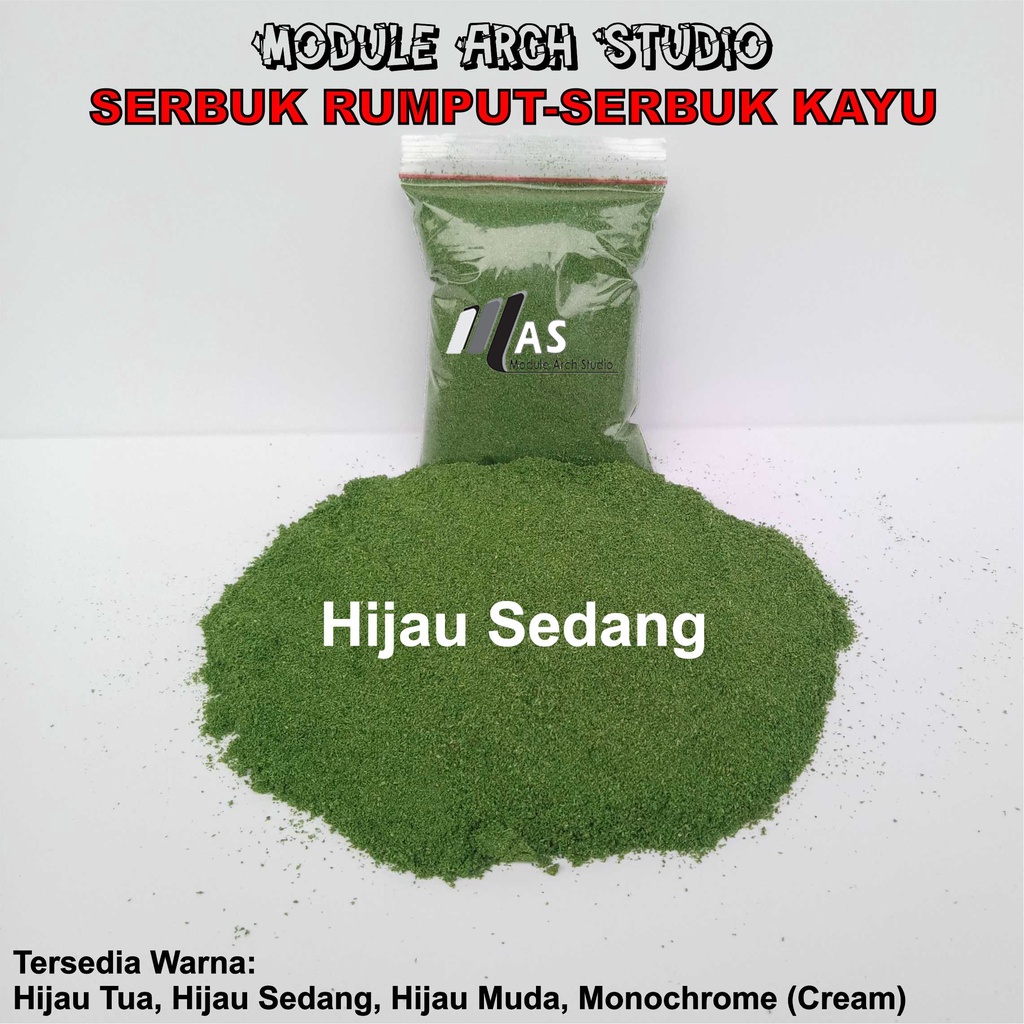 Maket Rumput Tabur Serbuk Kayu