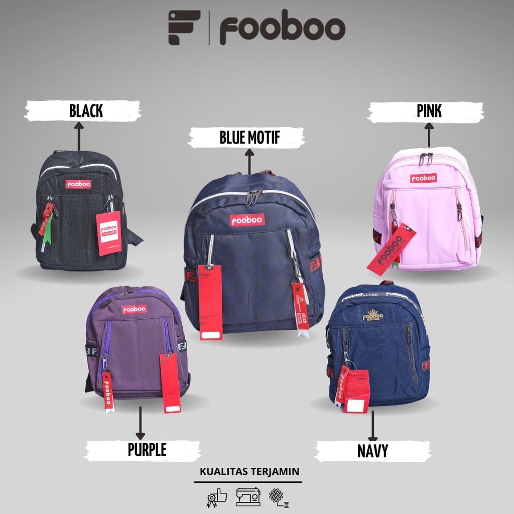 FOOBOO TAS RANSEL BACKPACK WANITA KOREAN STYLE