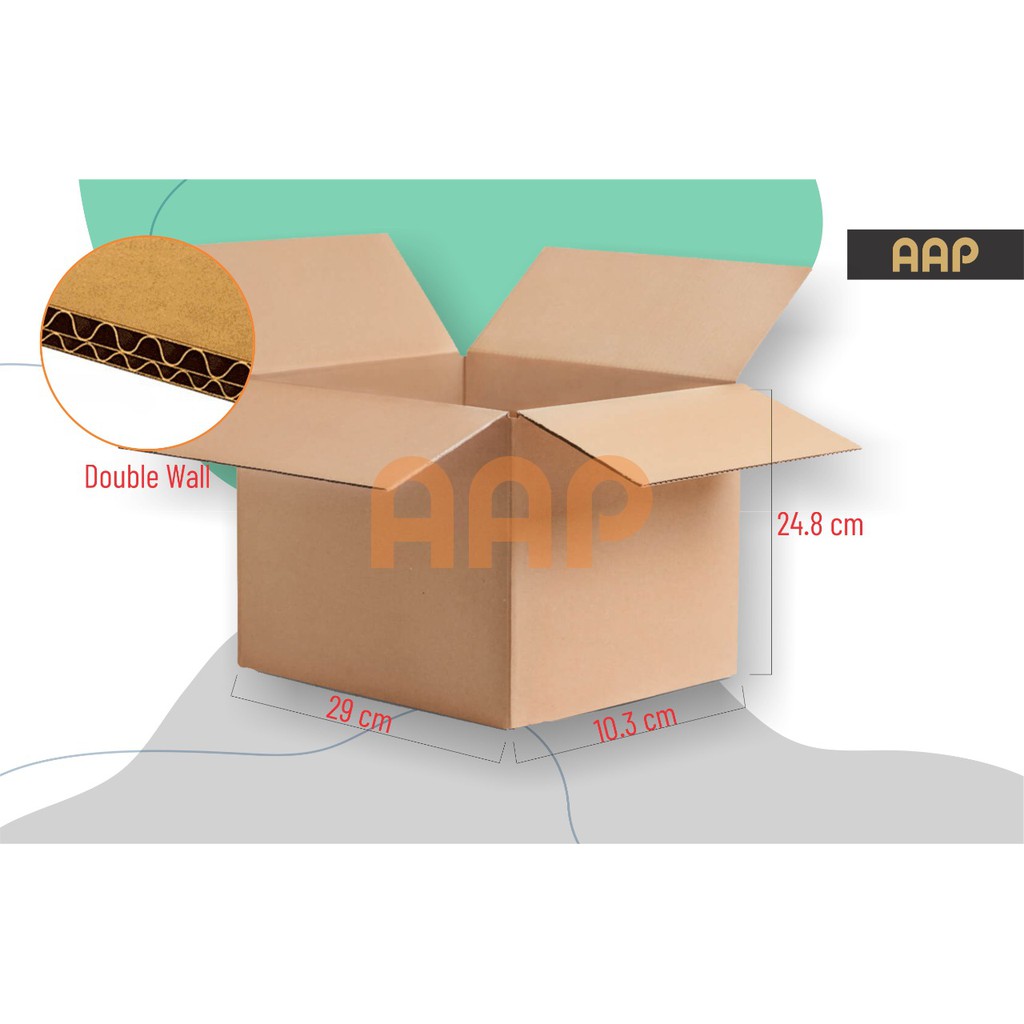 

(BianMing) Kardus Box Packaging/Kardus Baru/Kardus Packing/Karton Packing/Kardus Box UKURAN 28.4X20X18CM