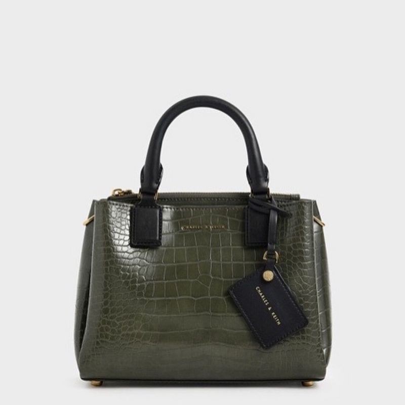 croco bag tas import Ck Croco Structured