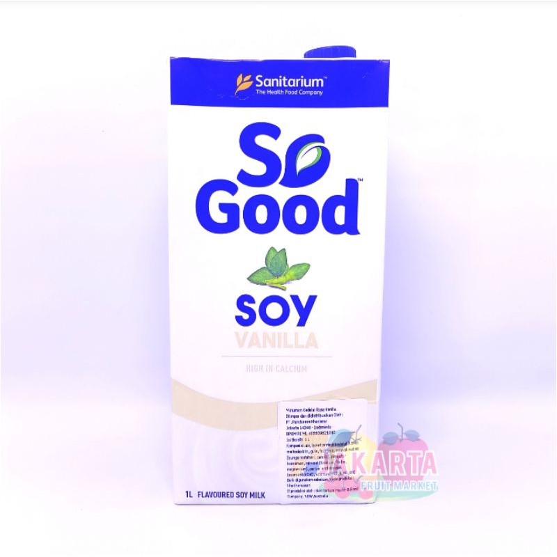 

(SUSU KEDELAI) SANITARIUM S/GOOD VANILLA 1000ML