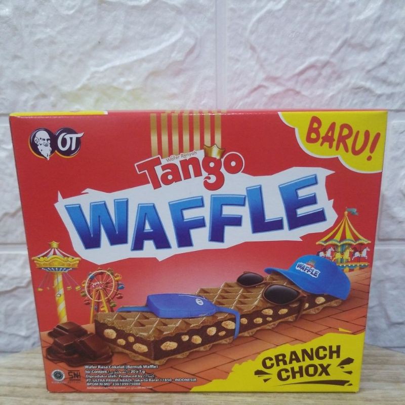 

Tango Waffle Cranchox rasa Coklat 1 box isi 20 pcs @7gr