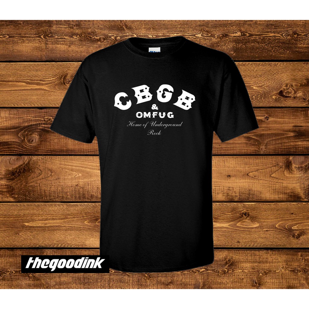 Kaos CBGB - The CBGB Logo - Original Gildan T-shirt DTG Print