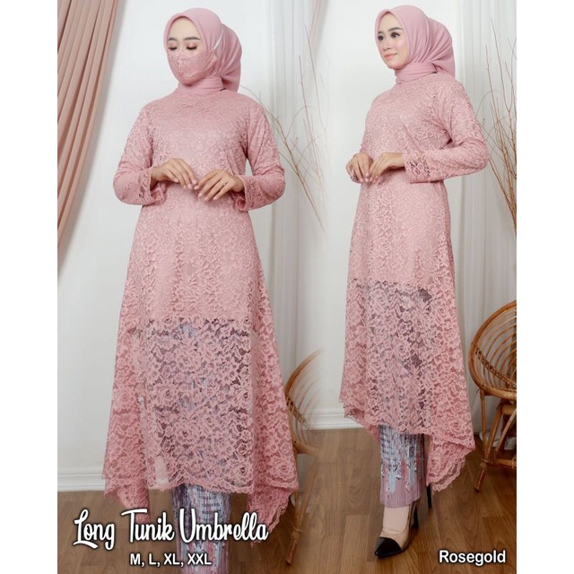 KEBAYA ORIGINAL//SET LONG TUNIK UMBRELLA//KODE ADK