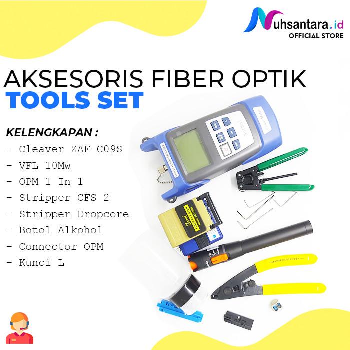 FTTH Tool Kit Alat Kerja Fiber Optik Tool Set Lengkap Network Tools