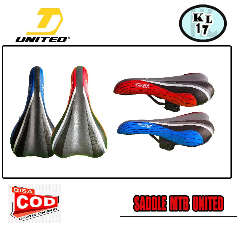 SADEL SEPEDA UNITED SADDLE SEPEDA JOK SEPEDA MTB GUNUNG LIPAT FOLDING FIXIE BALAP SADEL SEPEDA MURAH