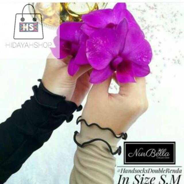 DISKON HANDSOCK CURLY 2 LAYER HIDAYAH