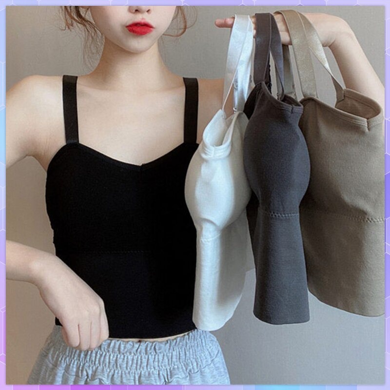 KINDSTORE❤ | Nista Tanktop Bra / Tanktop Crop dengan Tali