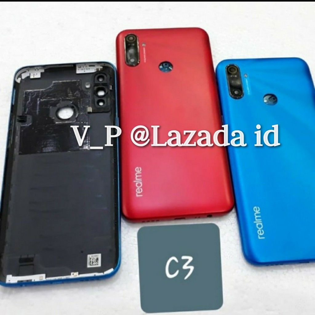 REALME C3 - BackDoor Back Door - Back Casing Tutup Belakang Baterai - Kesing Cassing Housing Realme C3