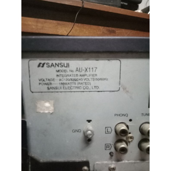 amplifier sansui x117