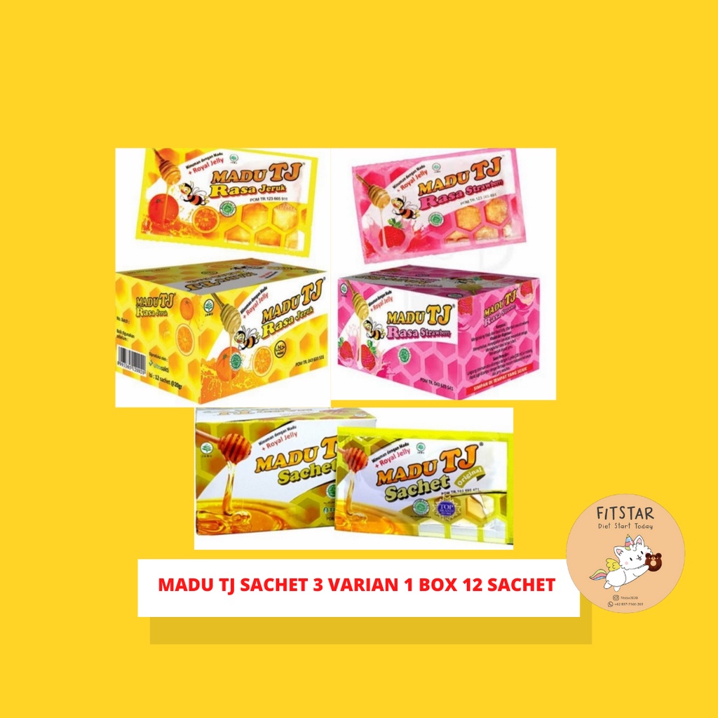 

Tresno Joyo Madu Tj Sachet 1 box isi 12 sachet (3varian)