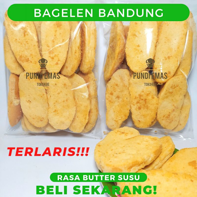 Bagelen Butter Susu / Roti Kering Bagelan Bandung Kiloan 250 Gram