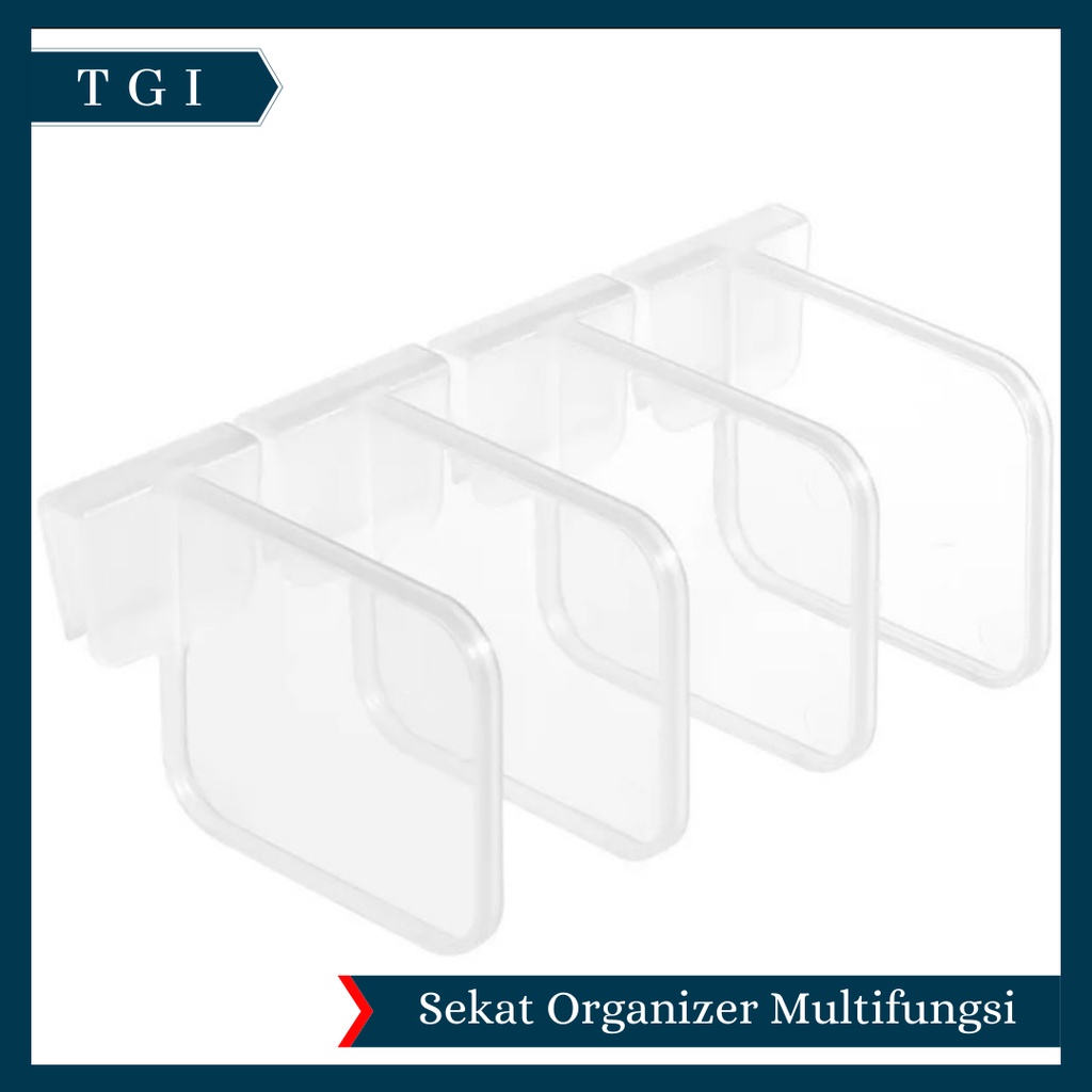 TGI - SEKAT PARTISI SERBAGUNA UNTUK KULKAS KOTAK OBAT KOSMETIK ORGANIZER | SEKAT ORGANIZER KULKAS | ORGANIZER SERBAGUNA | SEKAT ORGANIZER