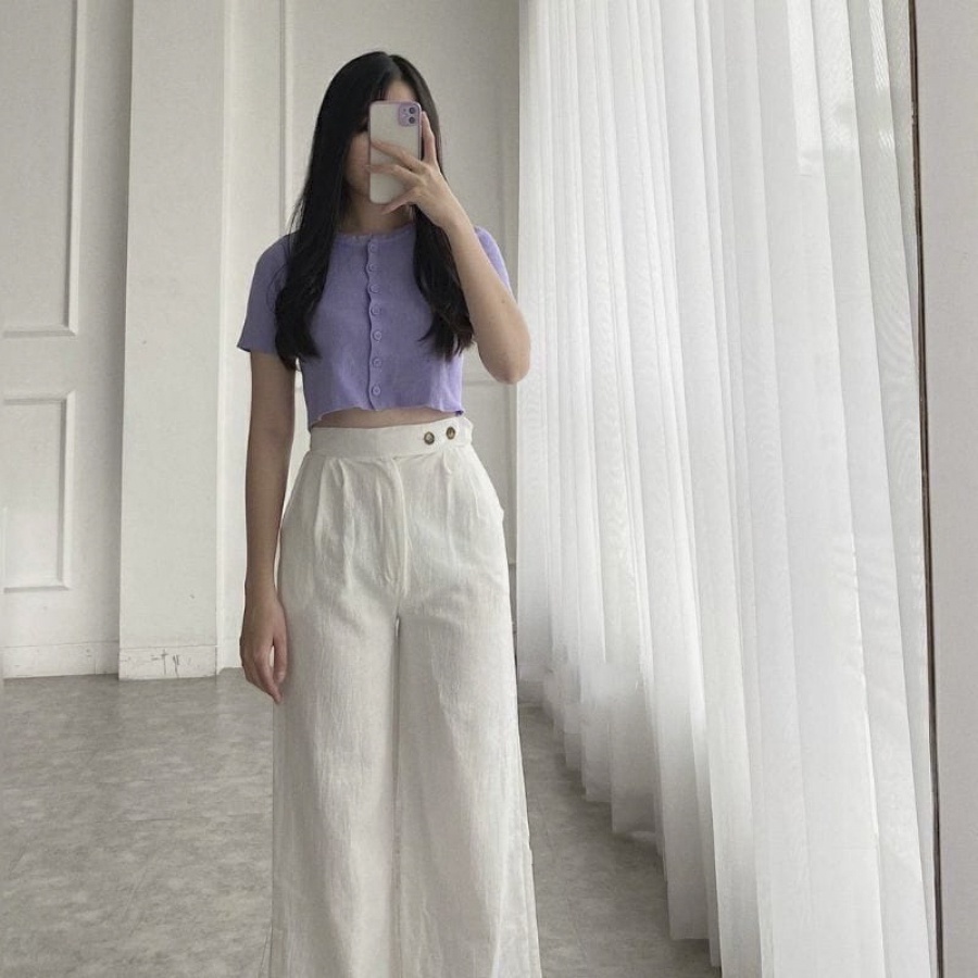 Celana Kulot Higwaist Premium Terbaru Cullote Wanita