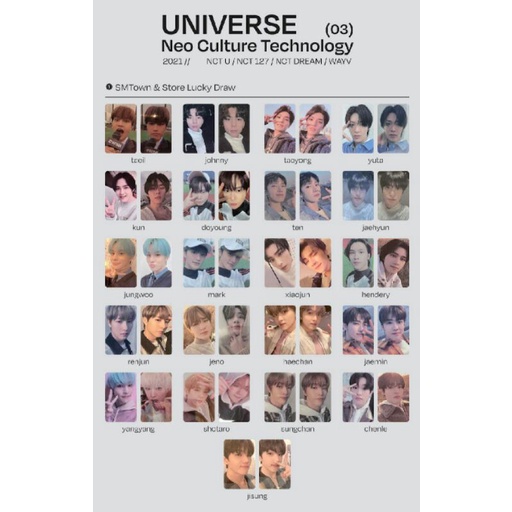 lucky draw nct universe fanmade