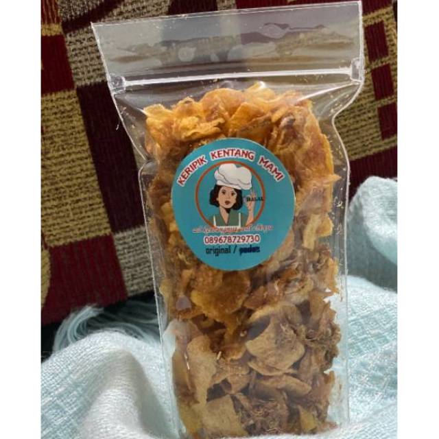 

KRIPIK KENTANG EBI BAWANG HOMEMADE ASIN Oleh-oleh khas Jakarta Keripik Kentang Mami