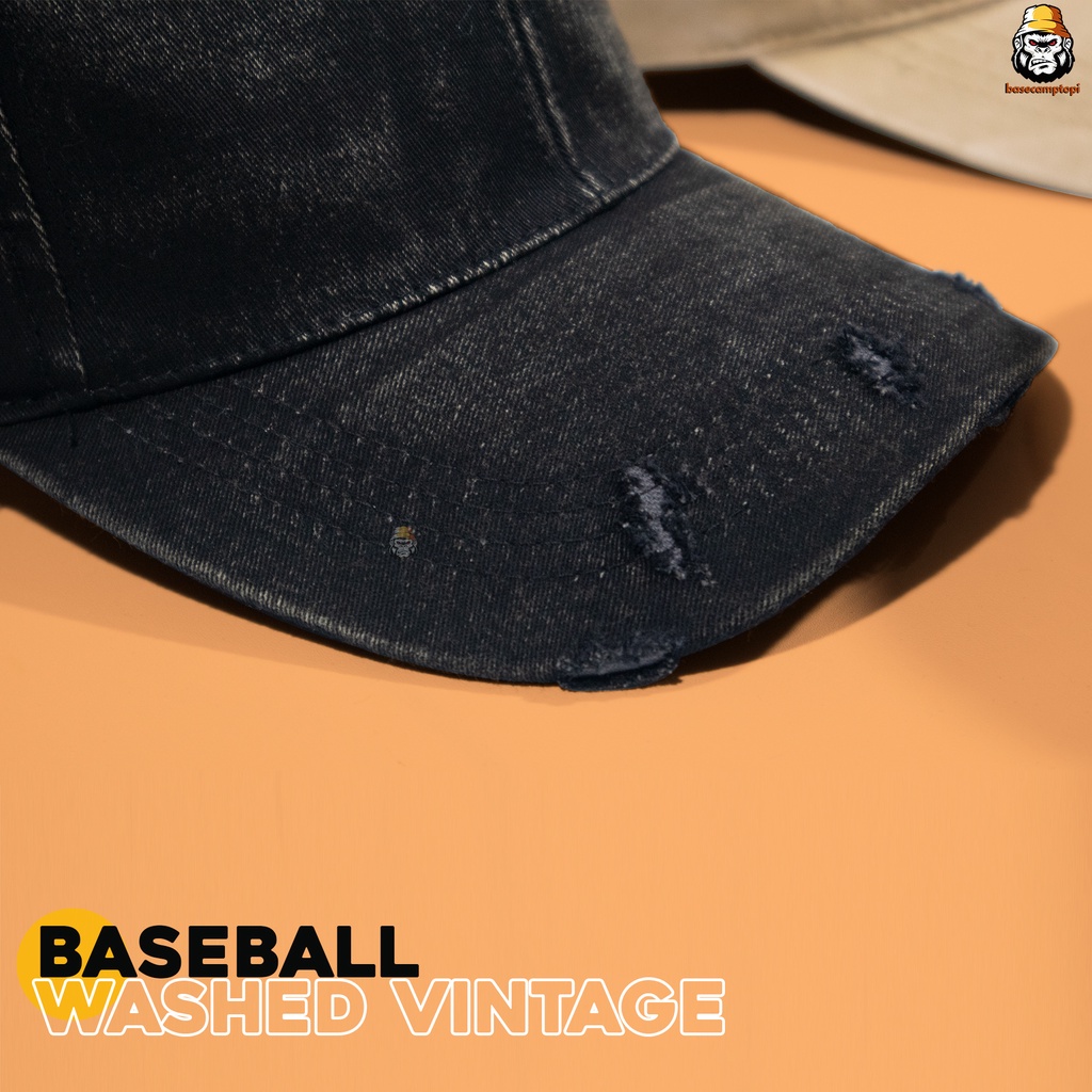 Topi Polo Caps Topi Baseball Polos Wash Casual Vintage Pria Wanita