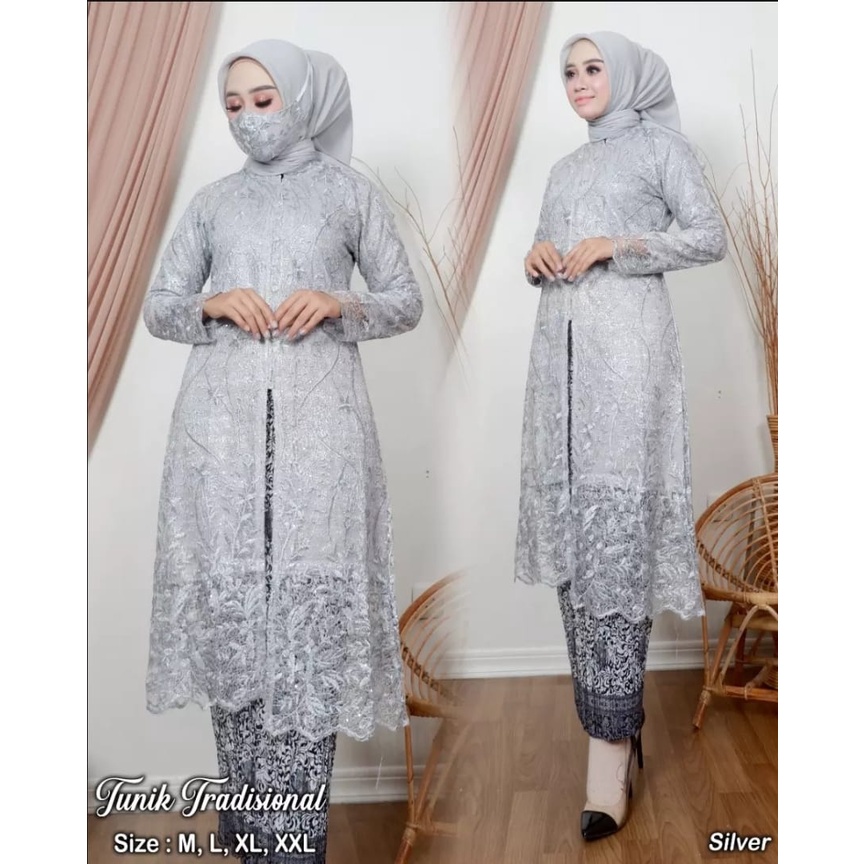 Set Tunik Tradisional Pesta Modern 2022//Setelan Tunik Spider Premium//Setelan Tunik Dan Rok Plisket/setelan kebaya termurah/setelan kebaya pesta/kebaya jubo/set pakaian tradisional termurah/baju kurung/ori/ termurah/ 2022/ kebaya pesta