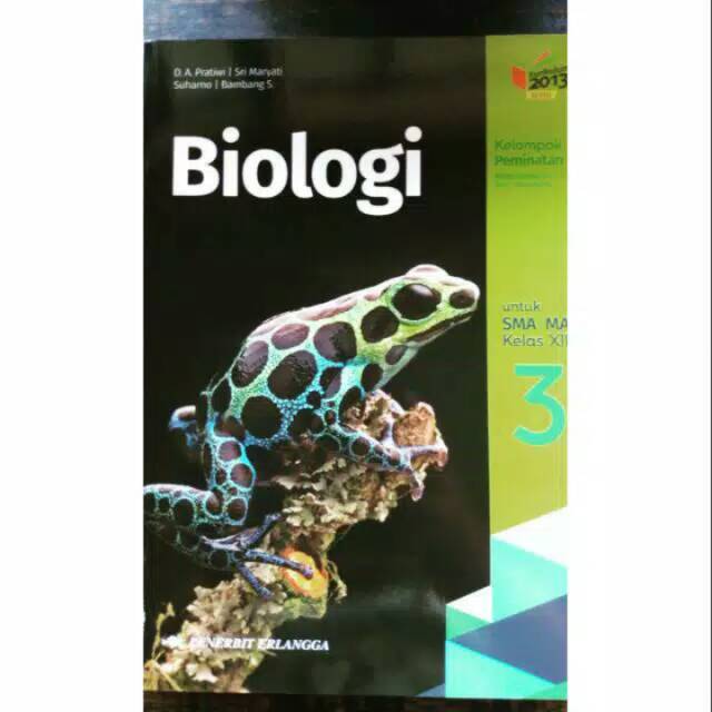 Buku Biologi Sma Ma Kelas Xii Da Pratiwi Erlangga Shopee Indonesia