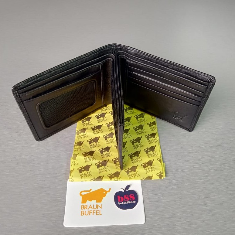 Dompet Kulit Asli / Dompet Lipat Pria / Dompet Pria Braunb Hitam Murah