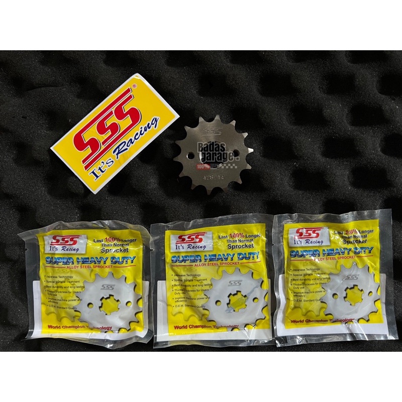 gear depan sss kct 14, 15 428H 415 megapro tiger gl pro gl max cb