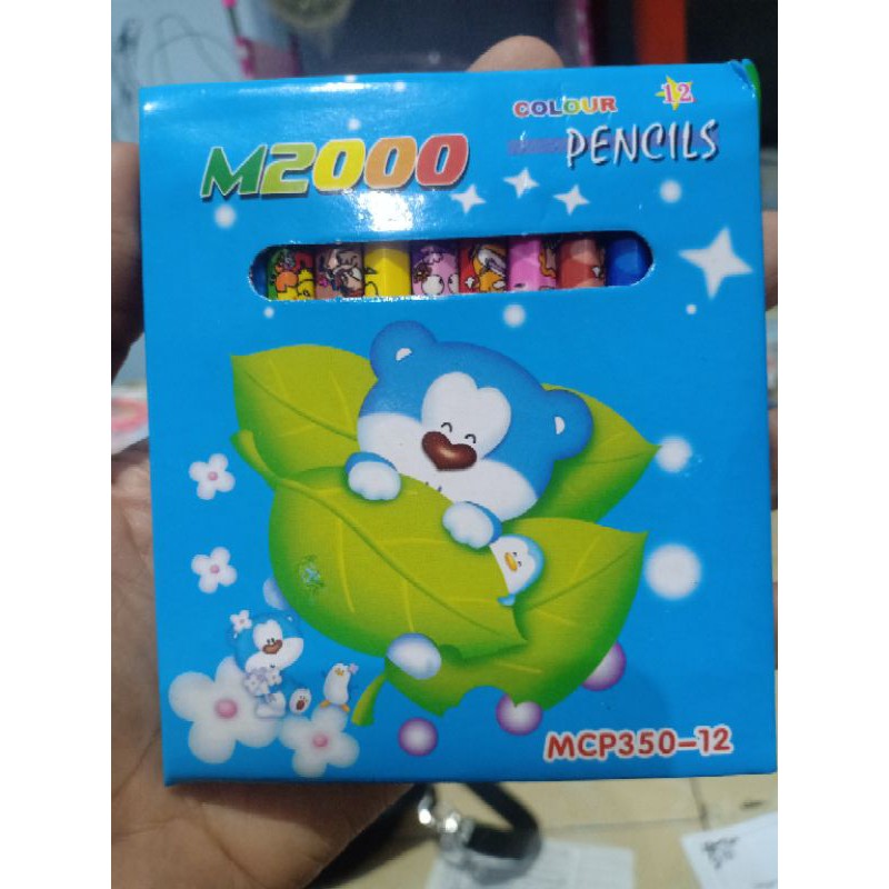 (60gr) 1pak pensil warna 12 set PENDEK-2