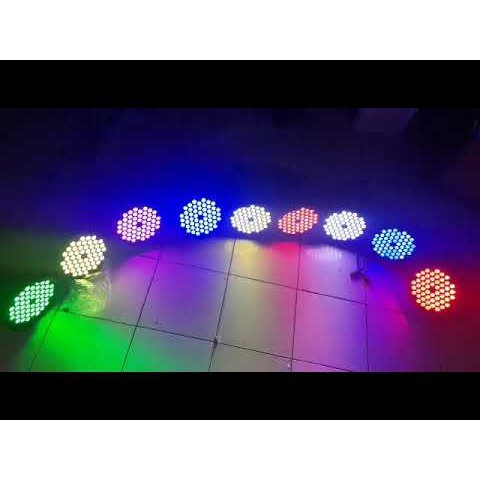 lampu panggung par led parled panggung disco par 54x3watt full colour