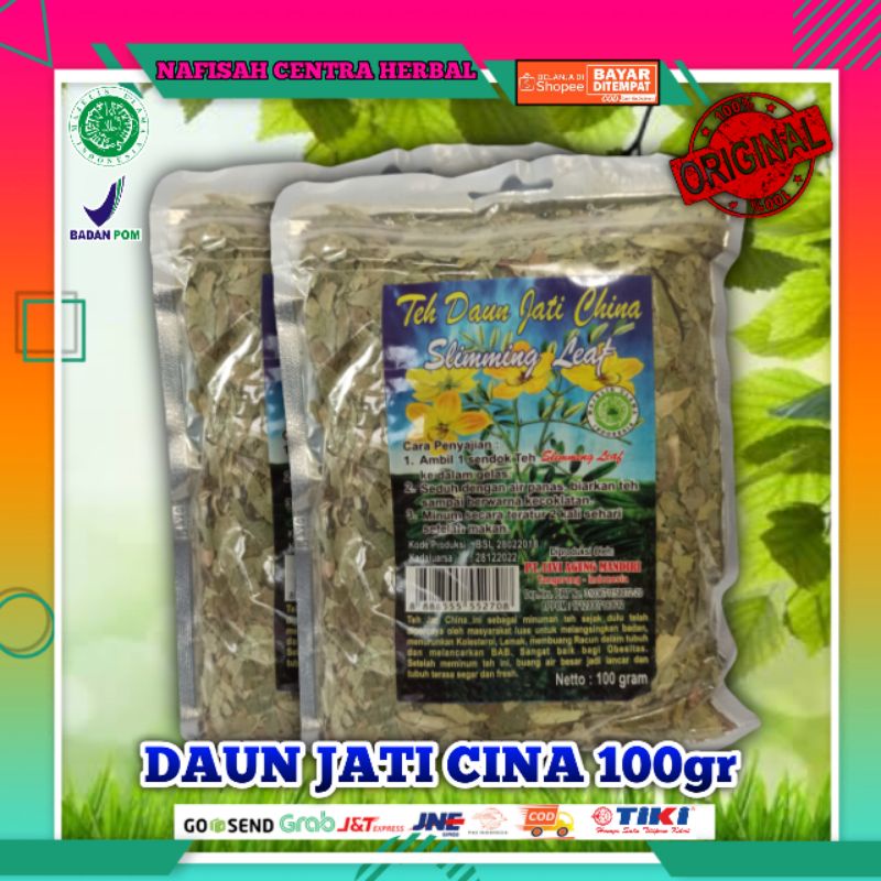 

Teh Daun Jati Cina 100 gram | Teh Pelangsing Herbal 100% Original