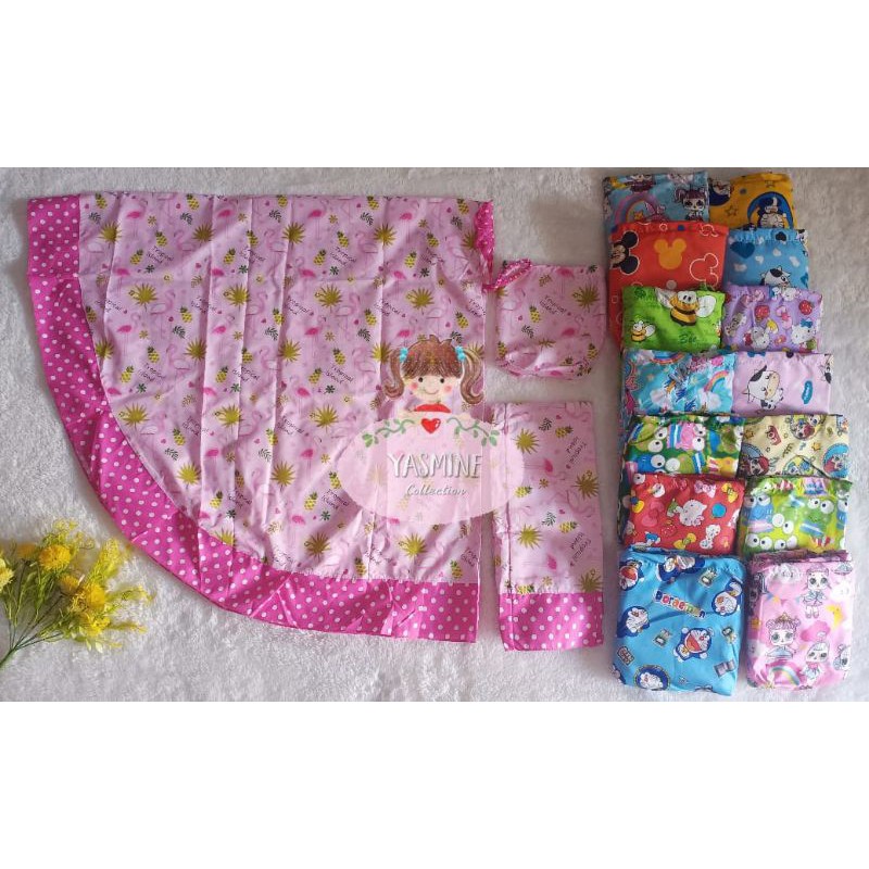 BISA COD MUKENA ANAK 1-6 THN BISA PILIH MOTIF / MUKENA KARAKTER 2-6 THN GROSIR DAN ECER