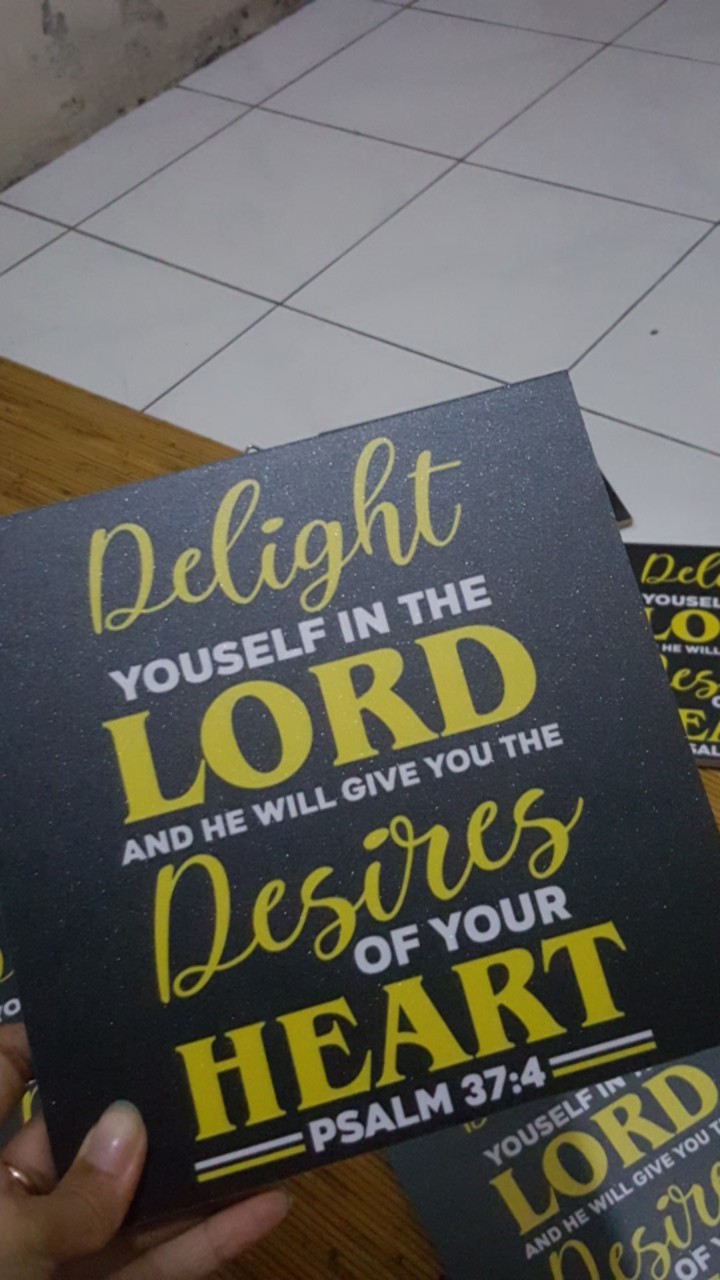 Hiasan Dinding Rohani Kristen/katolik Bible Verse