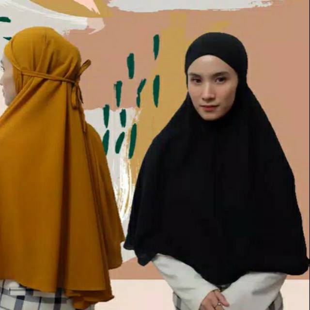 BERGO L JUMBO Jilbab Bergo Maryam  bergo aisha MARYAM JUMBO JILBAB Wanita Terbaru Makassar (COD)