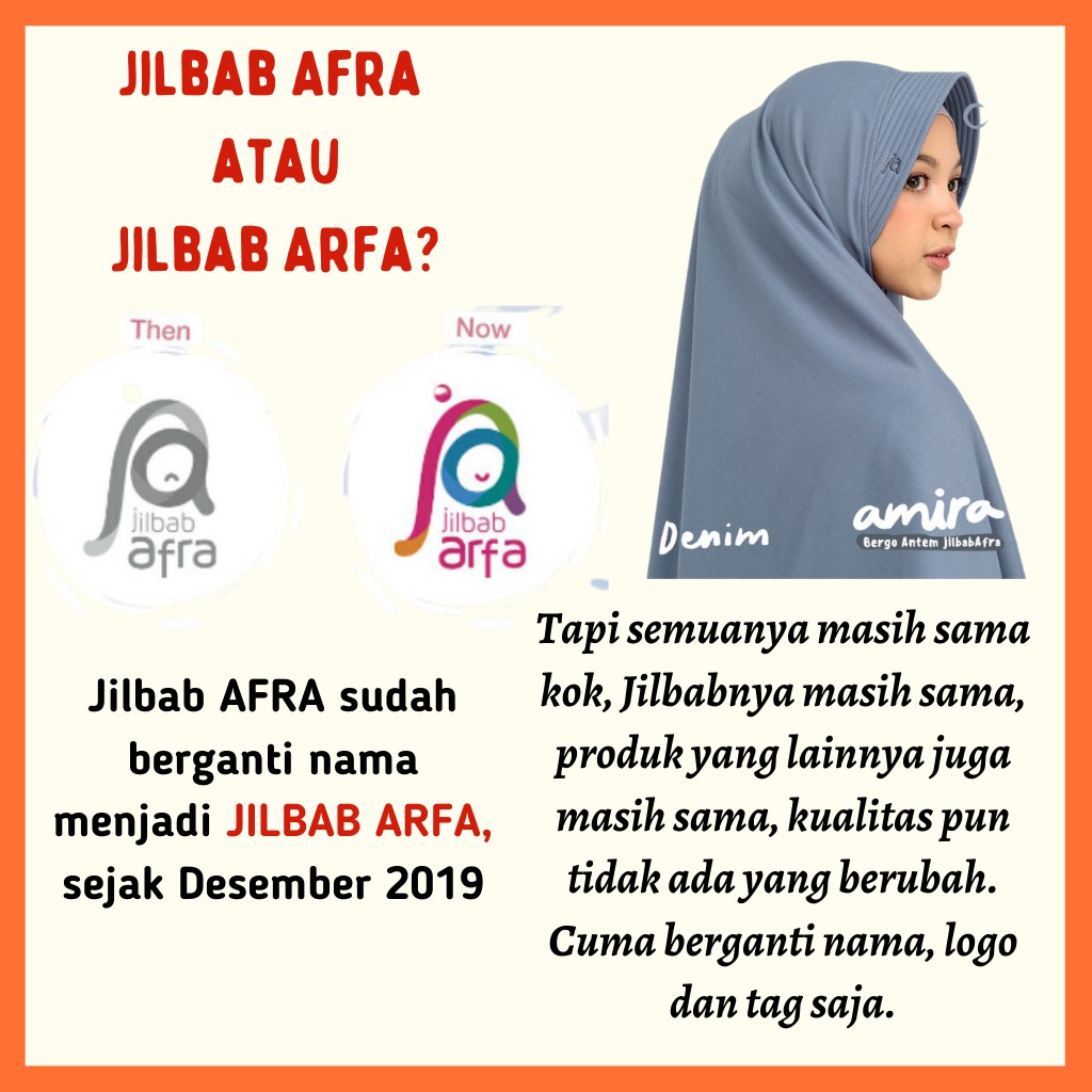 Jilbab Arfa warna Denim - Kerudung Kaos Daily Hijab Instan Terbaru-8