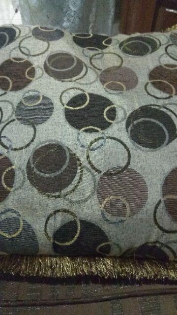 Sarung Bantal Lantai Besar Jumbo Santai Bahan Belgi Rumbai 70x70 Motif