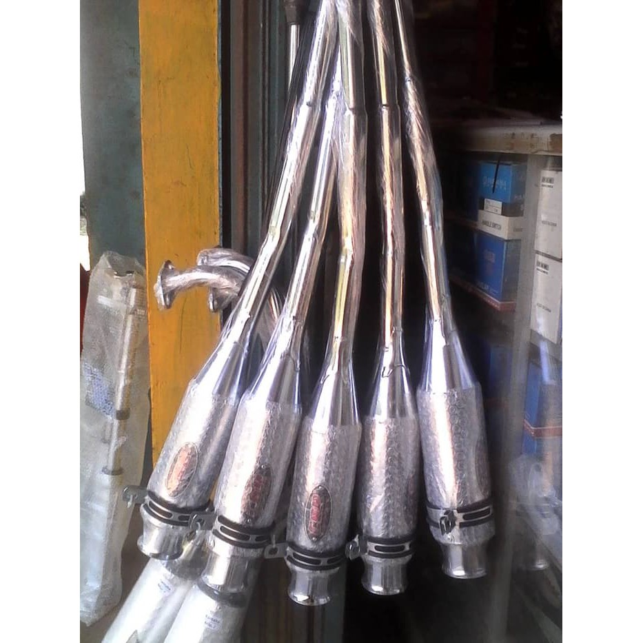 Knalpot Racing Drag CSR Chrome Supra X 110 Lama, bukan Bobokan