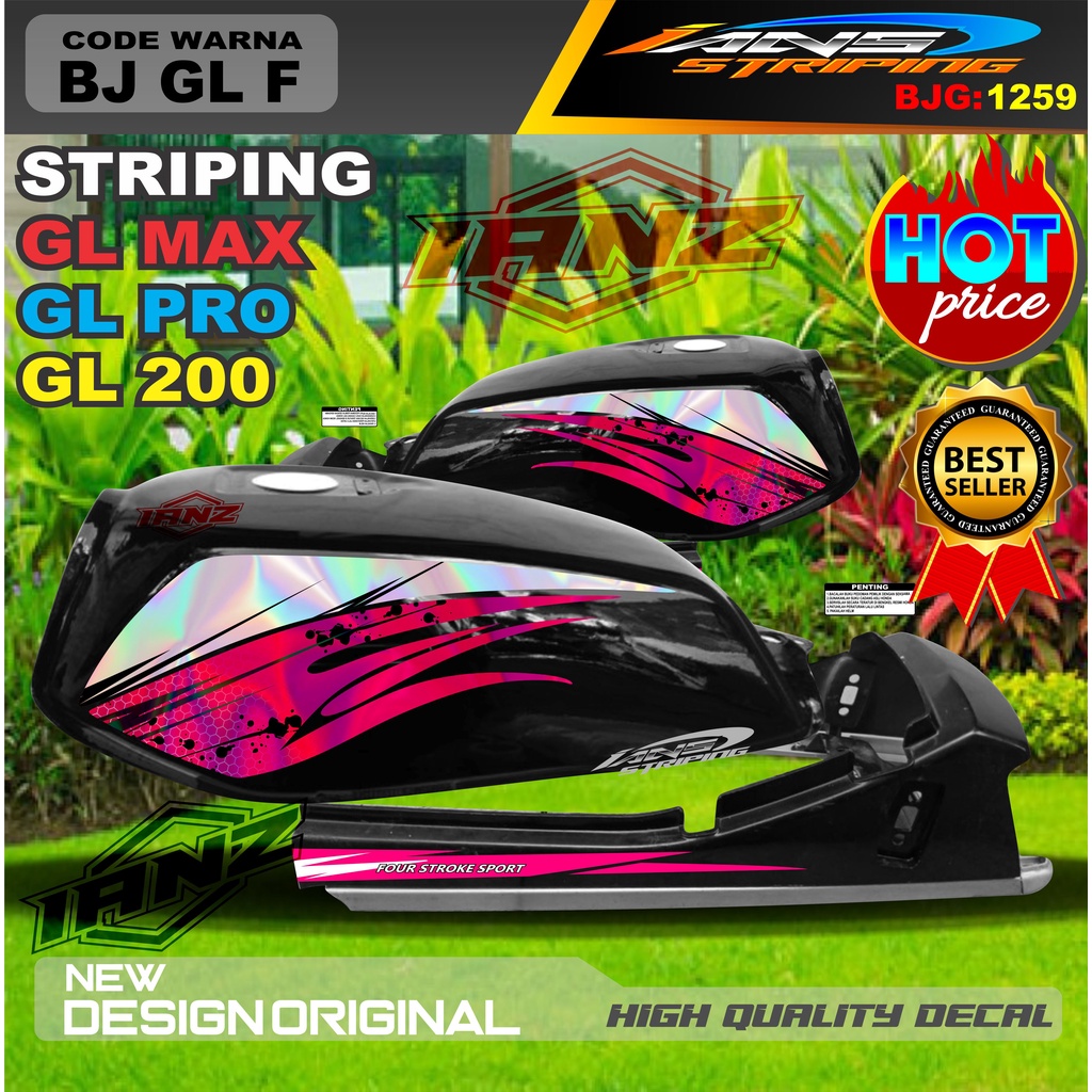 CUSTOM STRIPING GL MAX / STRIPING GL PRO VARIASI HOLOGRAM / STRIPING GL HOLOGRAM