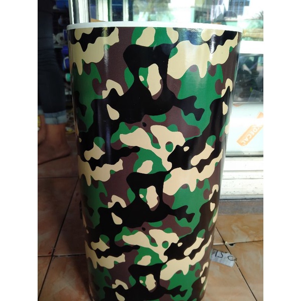 Stiker skotlet camo motif army TNI angkatan darat/Doreng
