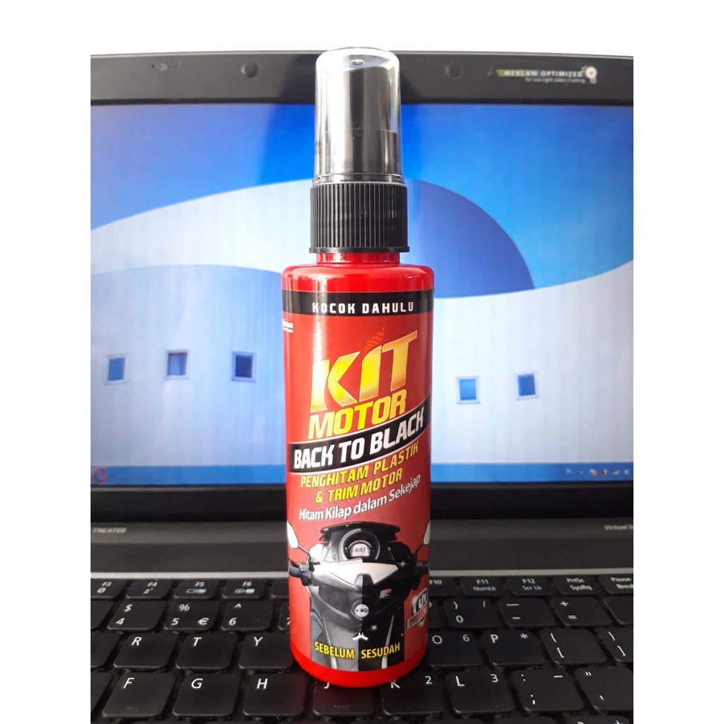 KIT PENGHITAM MOTOR Kit Motor Back to Black Trim Restorer 115 ml Penghitam Plastik &amp; Trim Motor