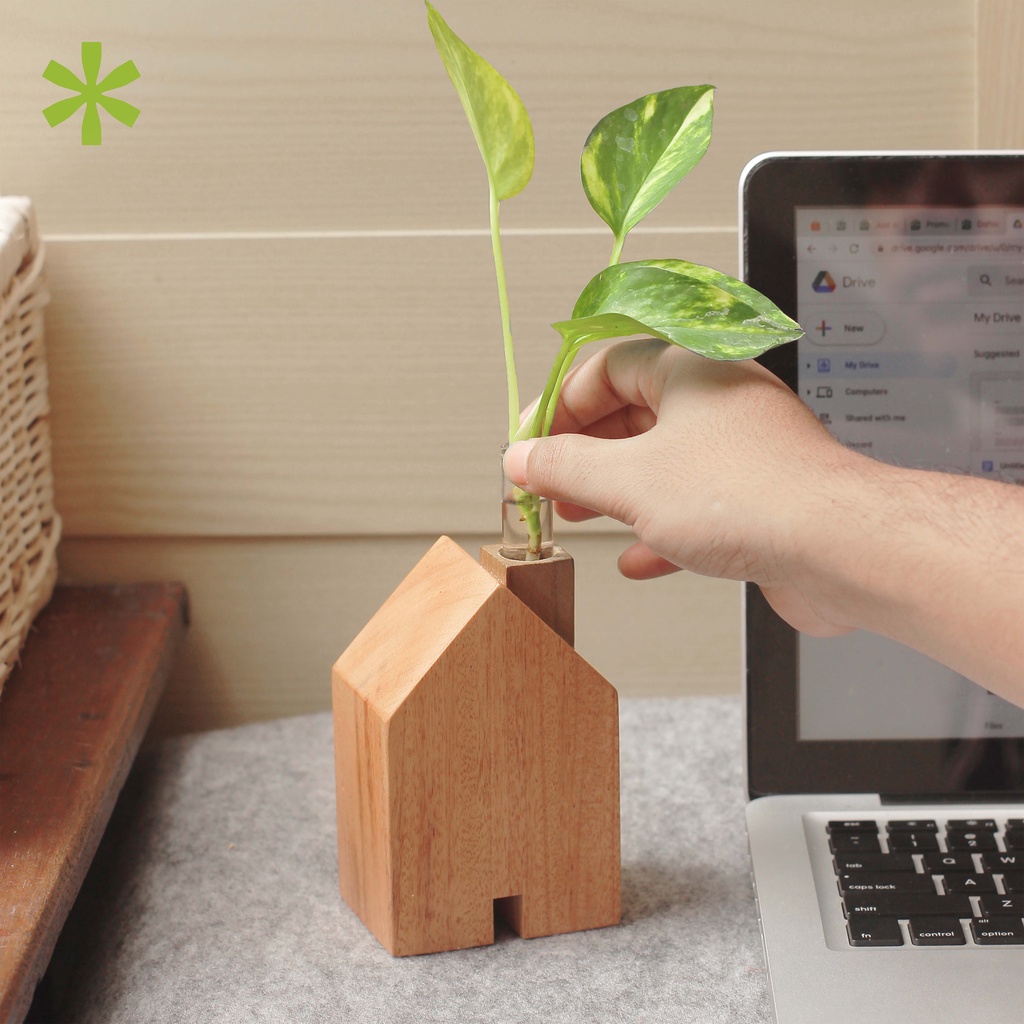 Middle things vas bunga dekorasi pot meja tanaman estetik vas tube kaca hias unik aesthetic nordic