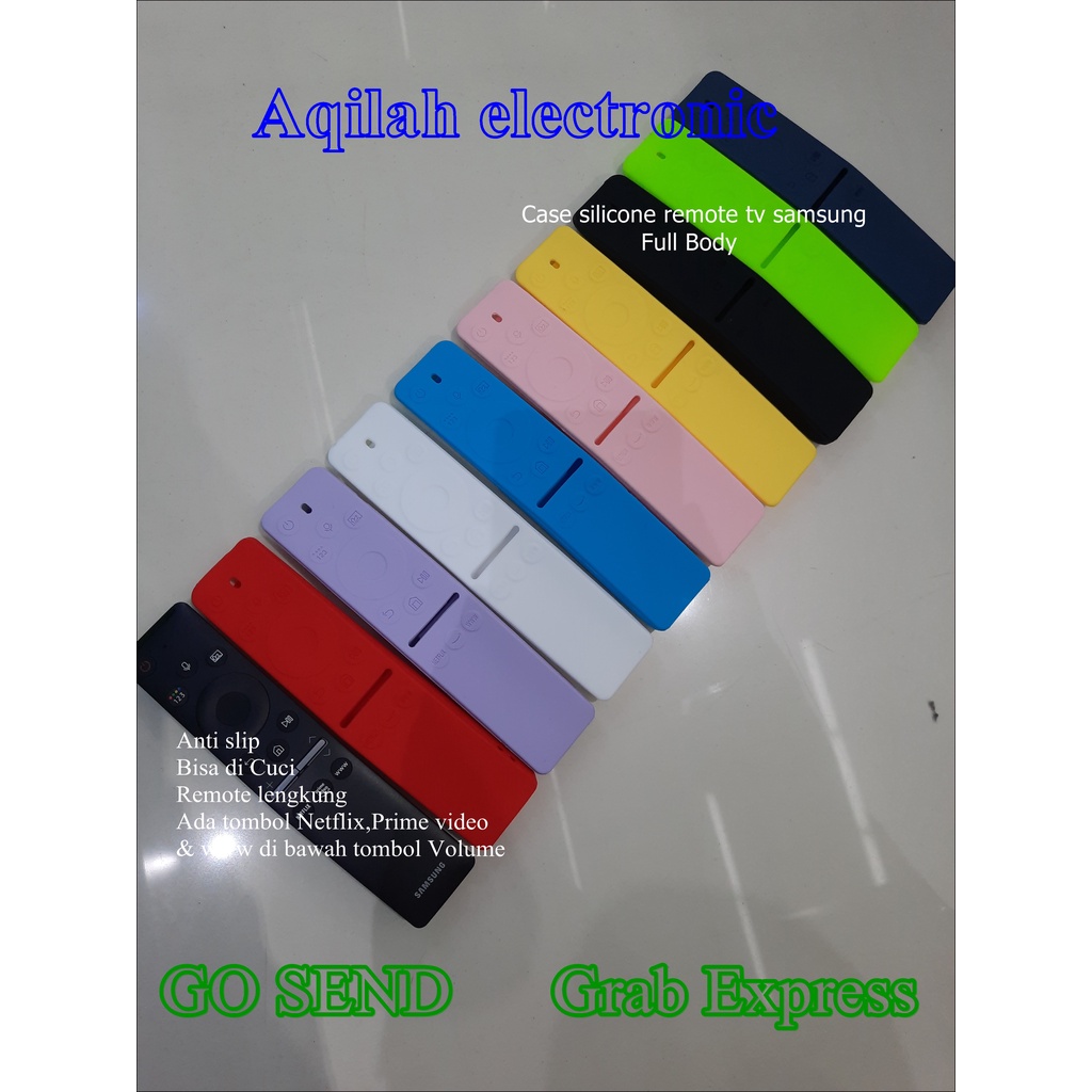 Case silicon pelindung remote tv samsung smart tv lengkung full Body
