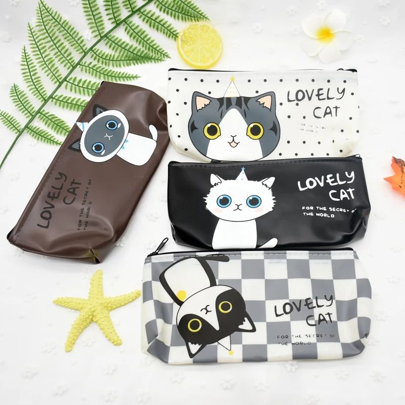 Tempat pensil anti air Lovely Cat pencil case