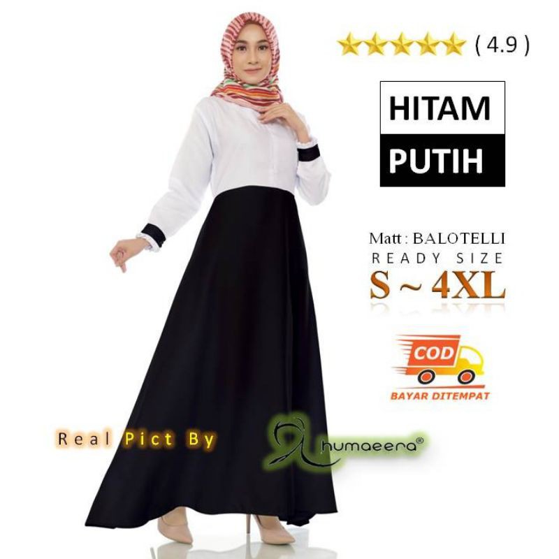 Seragam Kantor Gamis Hitam Putih PDH Dishub PNS
