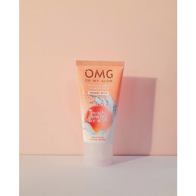 OMG Peach Cream OMG Facial Wash Peach OMG Peach Toner Glowing