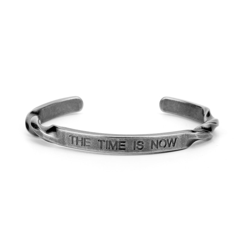 Gelang Bahan Titanium Steel Gaya Hip Hop Untuk Pria Dan Wanita