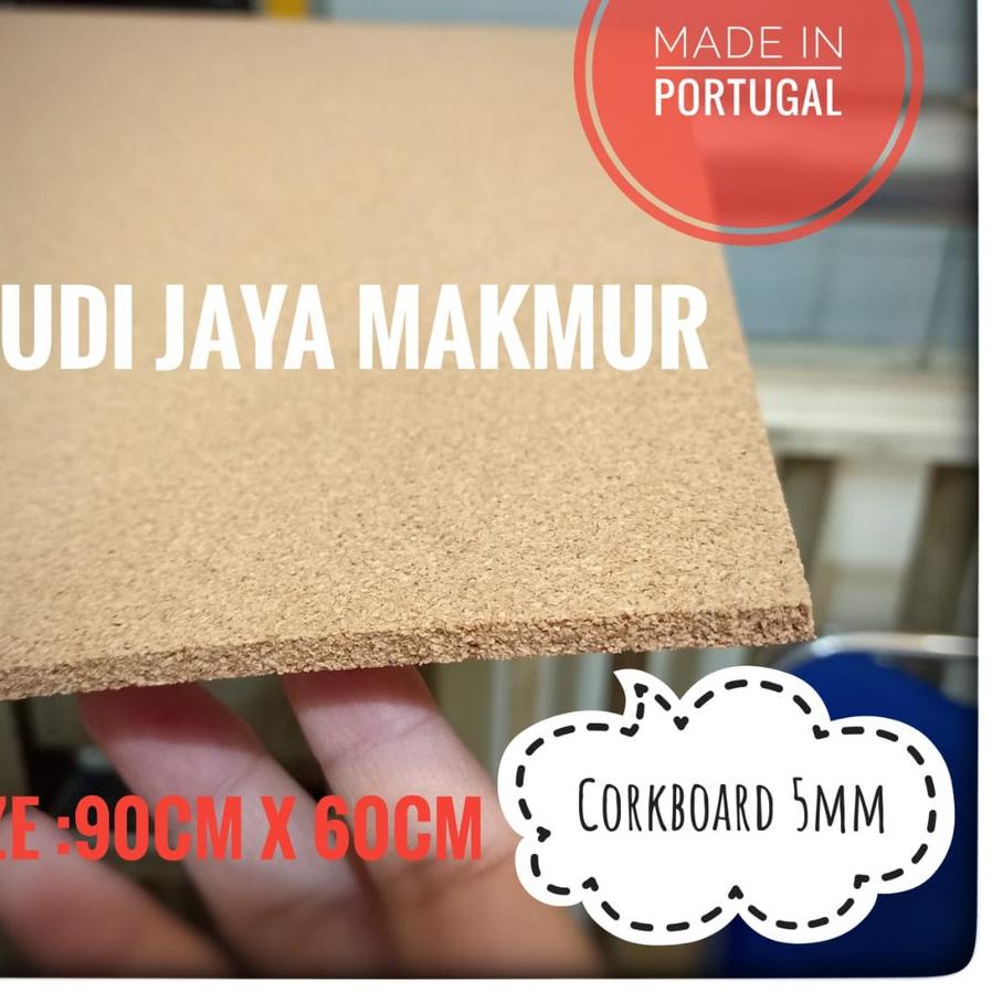 

(RA-136)-Cork Board 5mm x 60 x 40cm-Cuci Gudang
