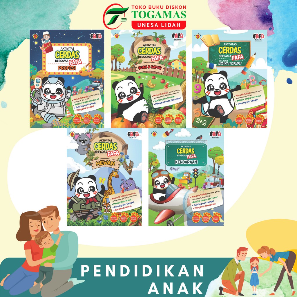 

BUKU ANAK SERI AKTIVITAS CERDAS BERSAMA FAFA KARYA HELENA IRMA / KANIMALS