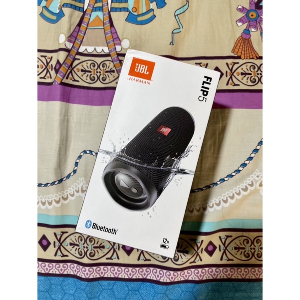 JBL Flip 5 BLACK/HITAM ORIGINAL SECOND