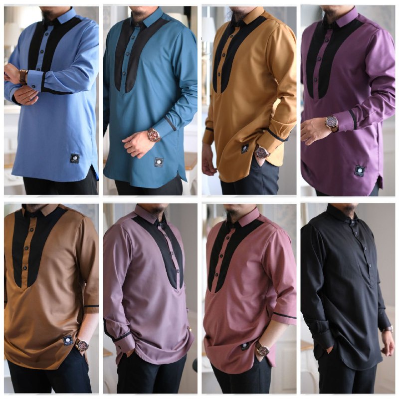 Koko Pria Lengan 3/4 Mentawai Majesty By Habasyah Indonesia