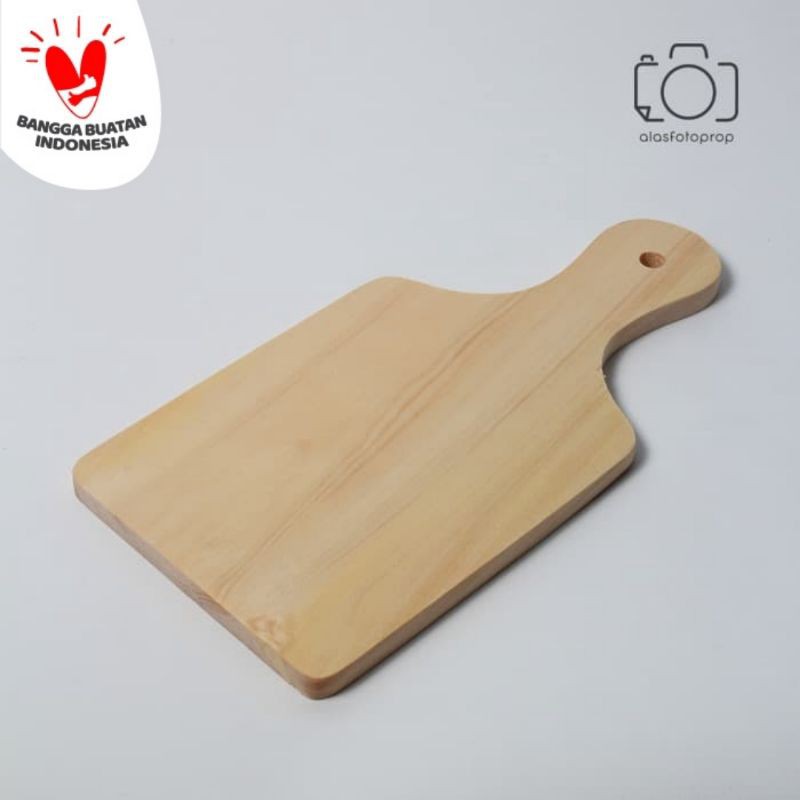 Talenan Kayu / Wooden Cutting Board / Properti Foto / Talenan Multifungsi