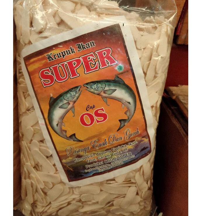 

V9Q Kerupuk Ikan Tenggiri Riky OS Mentah 1Kg➜❅ (Seller)Stock banyak ➜
