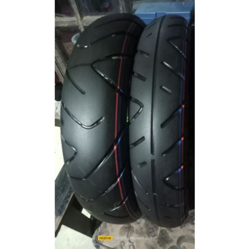 SEPASANG BAN MOTOR SCOOPY UK 110&100 TUBLESS